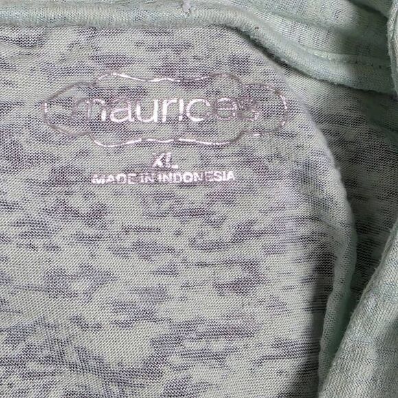 Maurices XL Mint Open Front Cardigan Short Sleeve - Picture 5 of 7